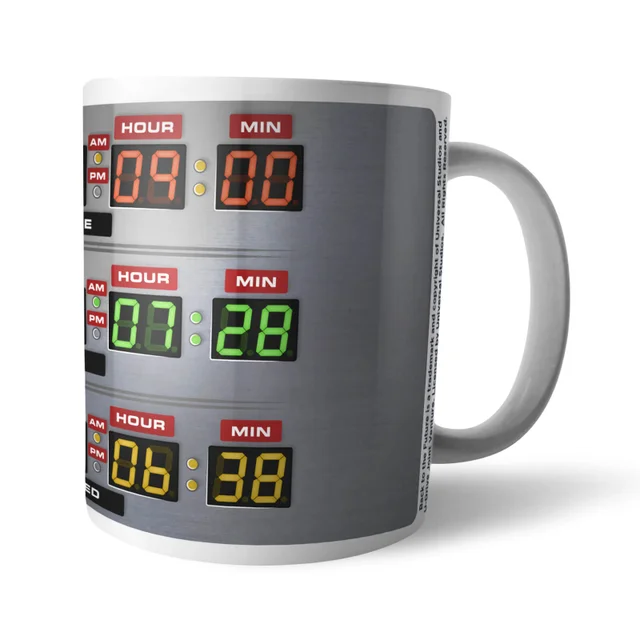 Tasse Destination Time - Retour vers le Futur
