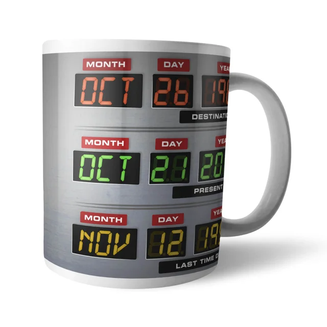 Tasse Destination Time - Retour vers le Futur