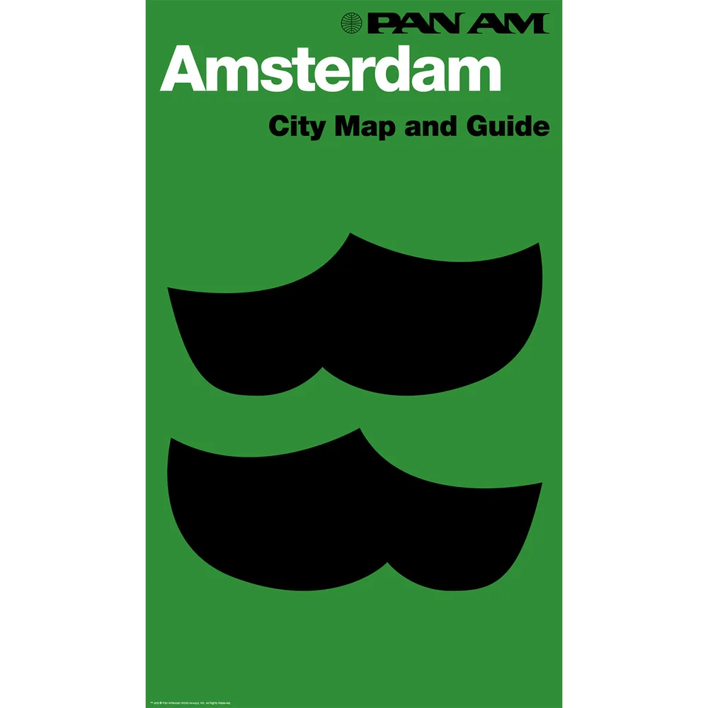 Affiche Rétro PAN AM - Amsterdam Image 1