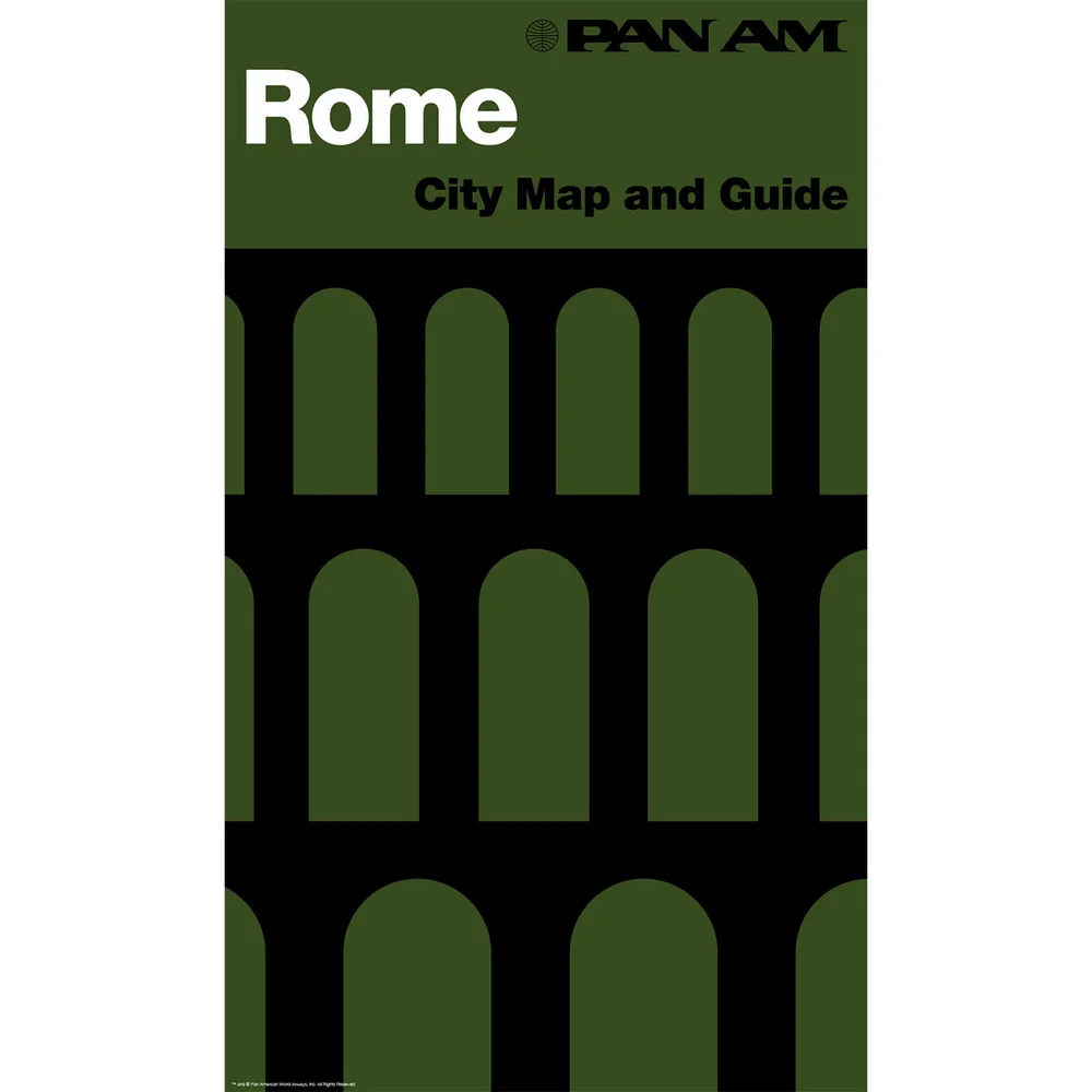 Affiche Rétro PAN AM - Rome Image 1
