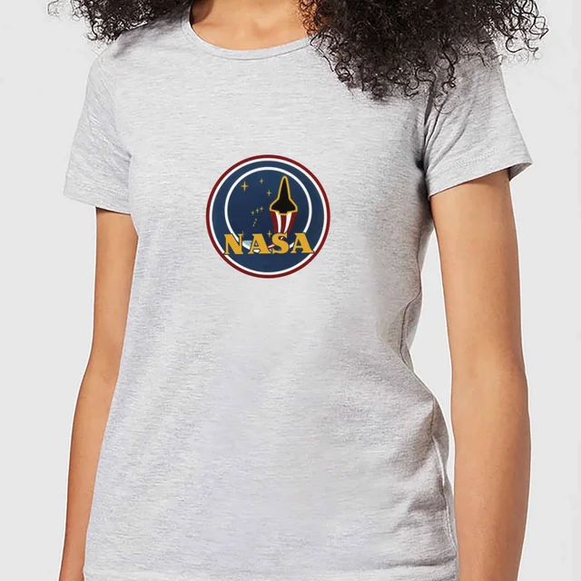 T-Shirt Femme NASA JM Patch - Gris