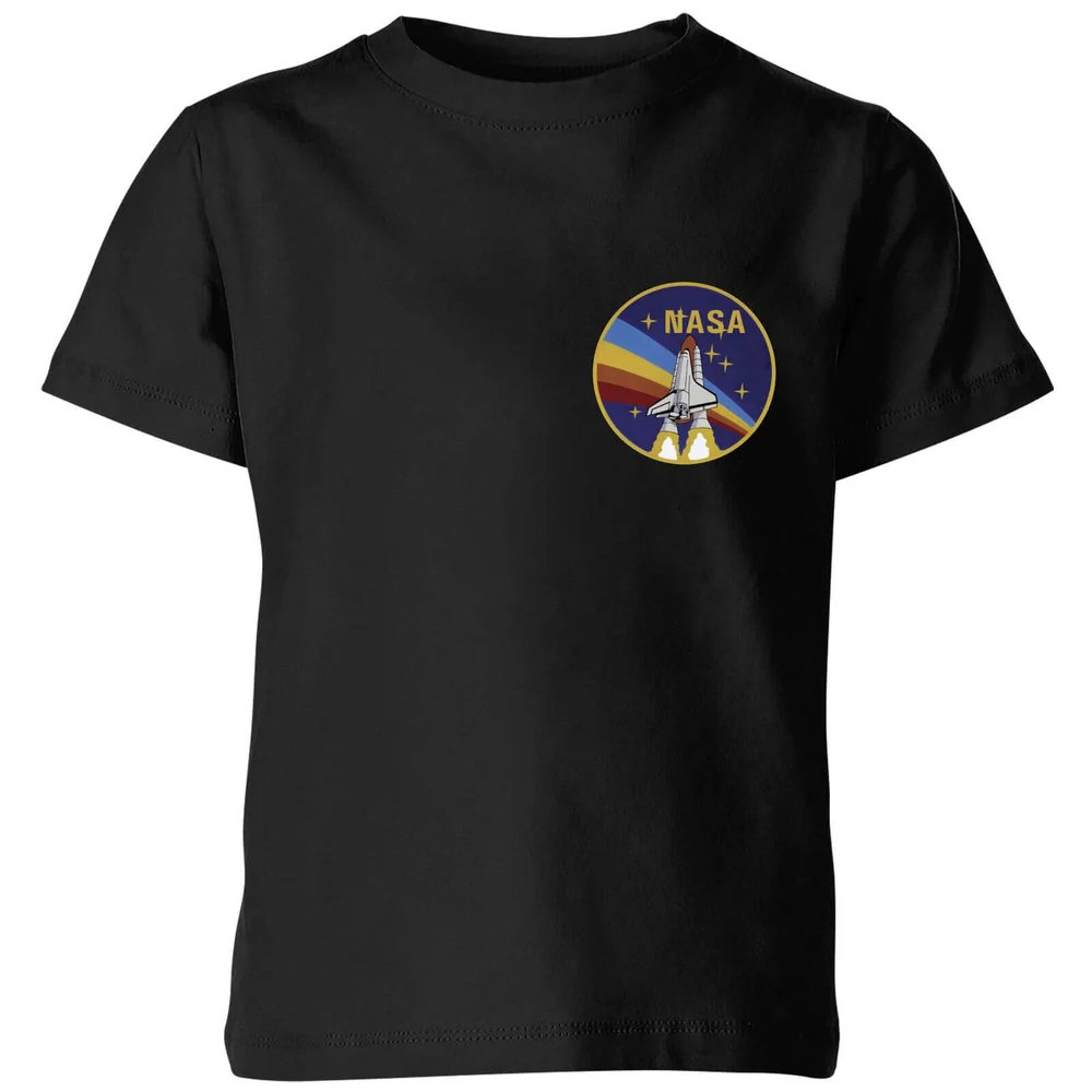 T-Shirt Homme NASA Vintage Rainbow Shuttle Kids - Noir - 3-4 ans Image 1