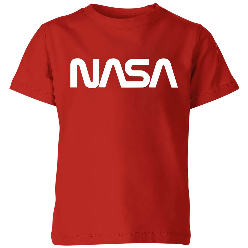 T-Shirt Homme NASA Worm Logotype Kids - Rouge - 3-4 ans Image 1