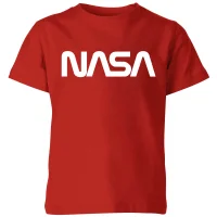 T-Shirt Homme NASA Worm Logotype Kids - Rouge - undefined undefined