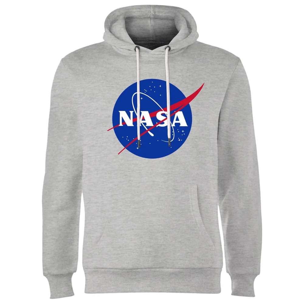NASA Logo Insignia Hoodie - Grey - M Image 1