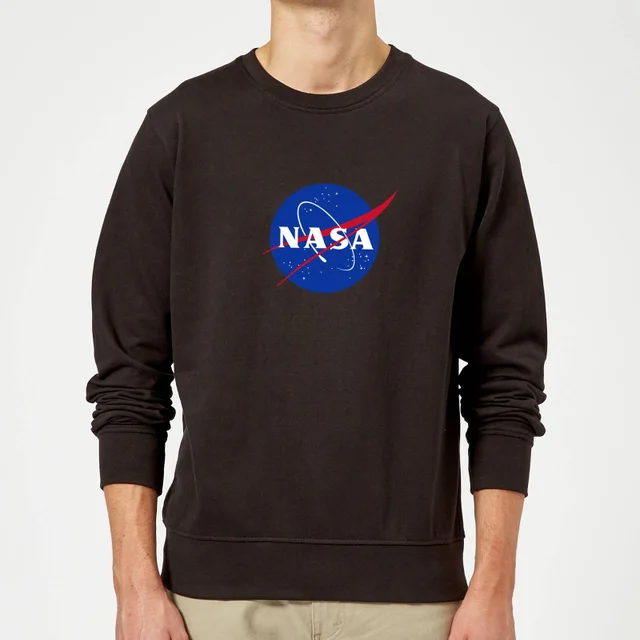 Sweat Homme Logo Insignia NASA - Noir