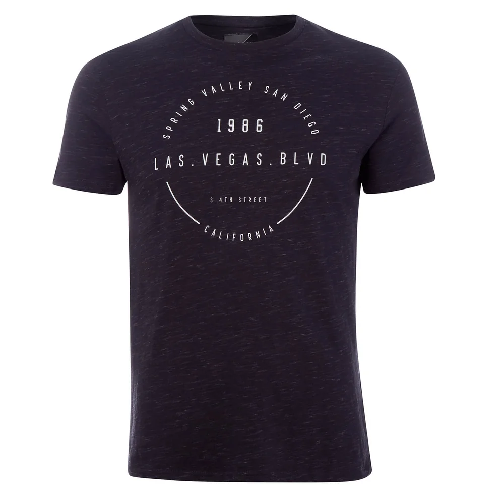 T-Shirt Homme Vegas Broken Standard - Gris Foncé - S - Gris Image 1