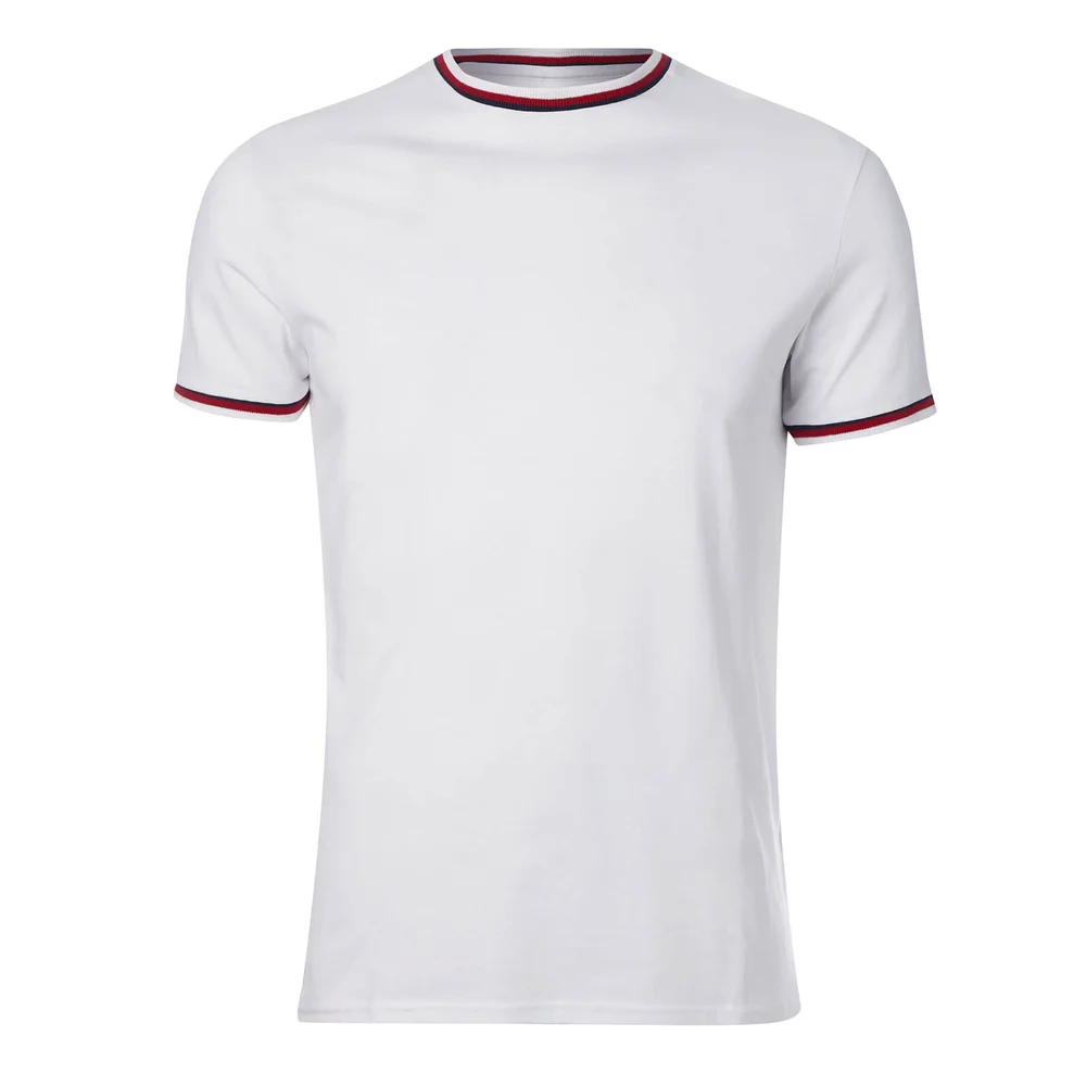 T-Shirt Homme Sacombe Tipped Broken Standard - Blanc - S - Blanc Image 1