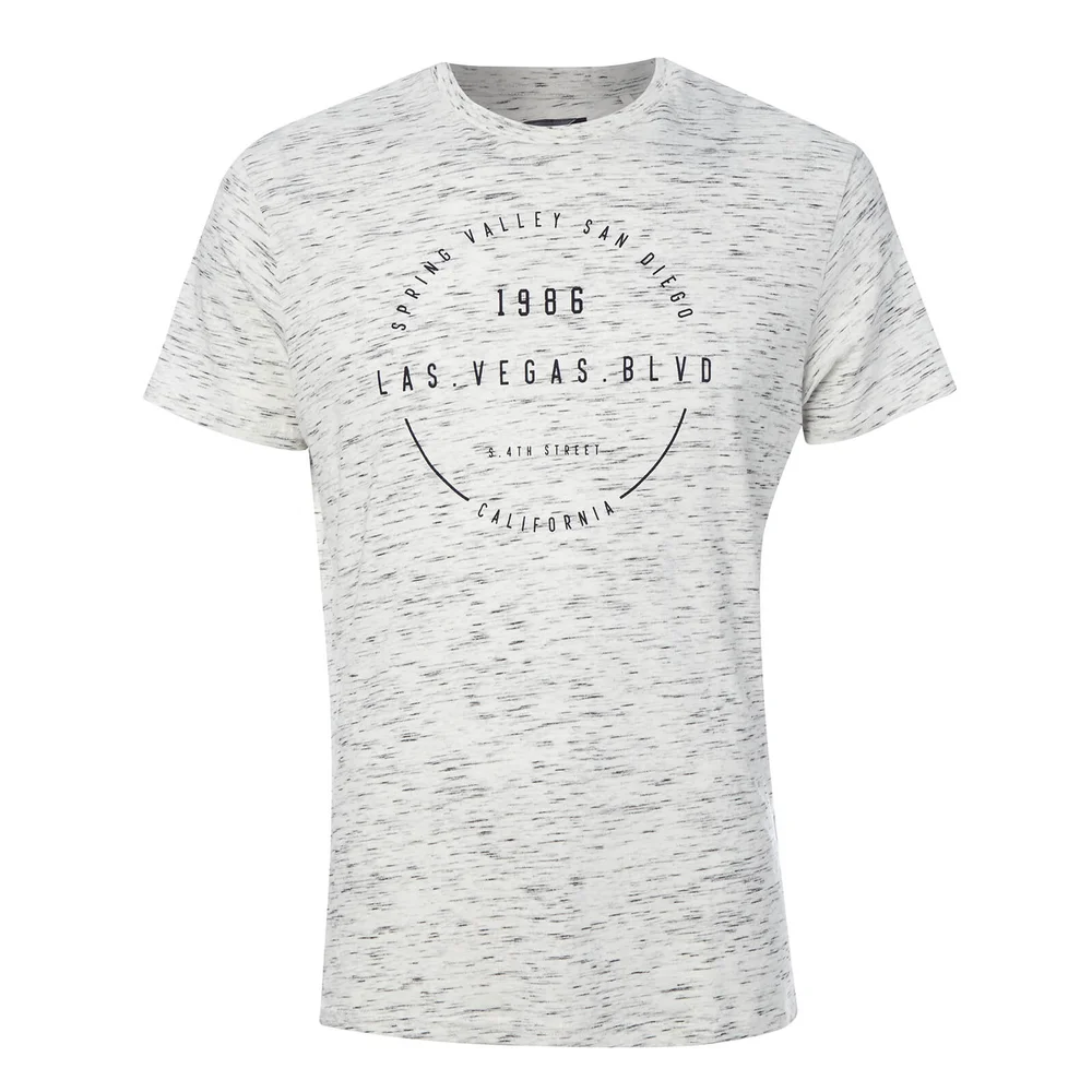 T-Shirt Homme Vegas Broken Standard - Bleu Marine - S - Bleu Image 1