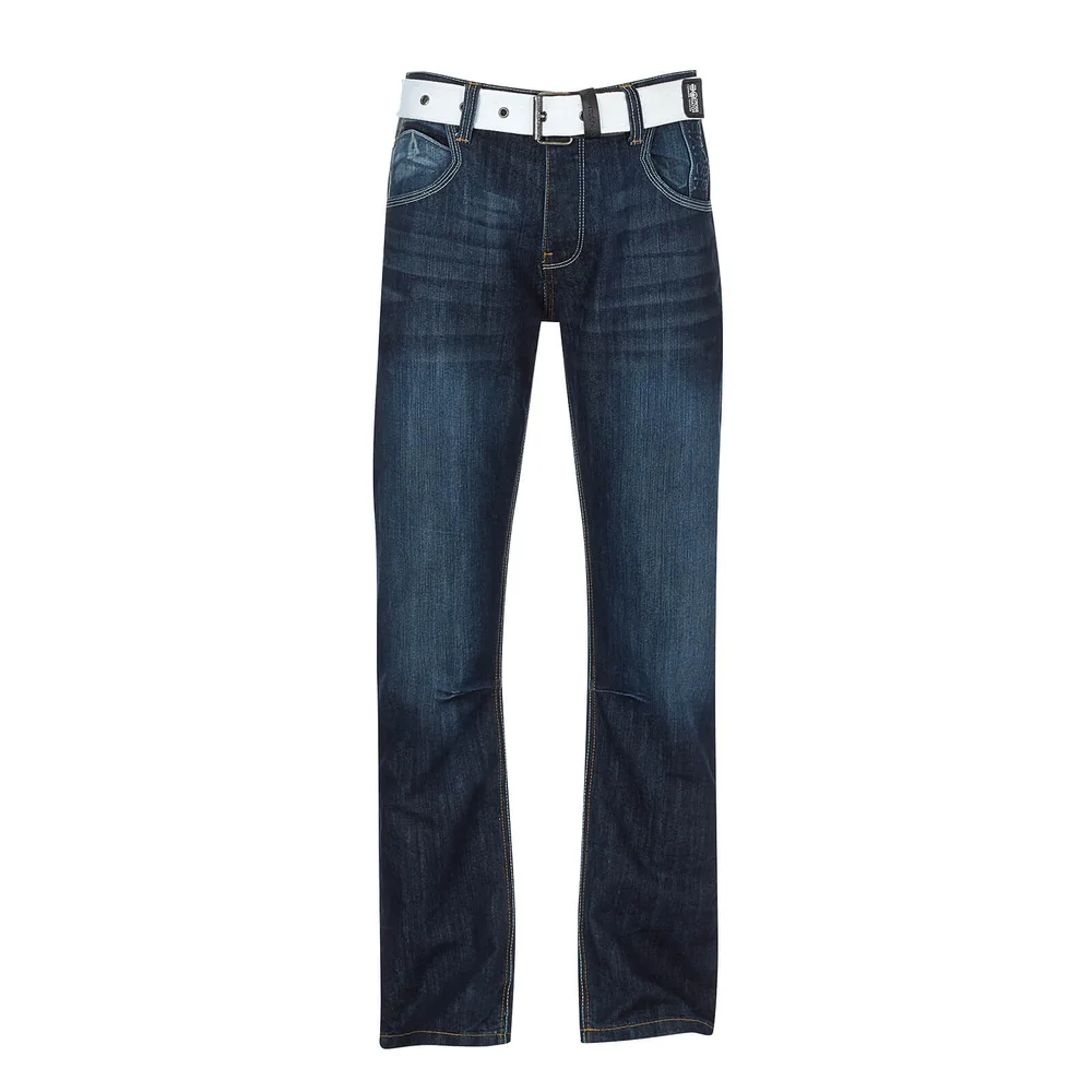 Jean Homme New Baltimore Crosshatch - Foncé - W30/L30 - Bleu Image 1