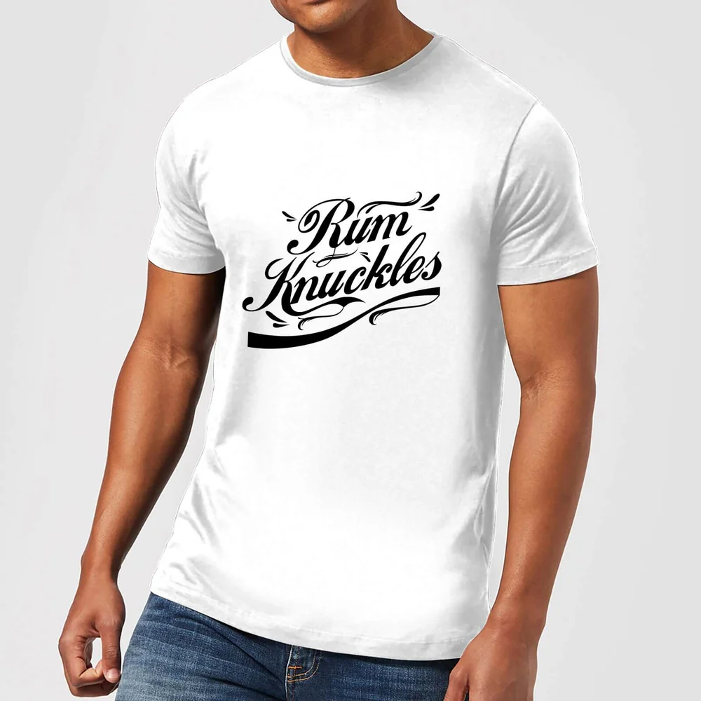T-Shirt Homme Rum Knuckles Signature - Blanc - S - Blanc Image 1