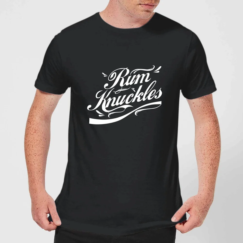 T-Shirt Homme Rum Knuckles Signature - Noir - S - Noir Image 1