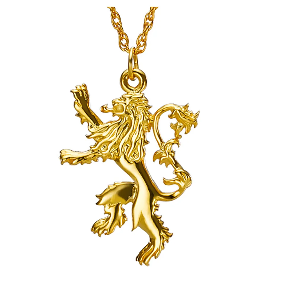 Game of Thrones - Pendentif de la Maison Lannister en plaqué or et argent Image 1