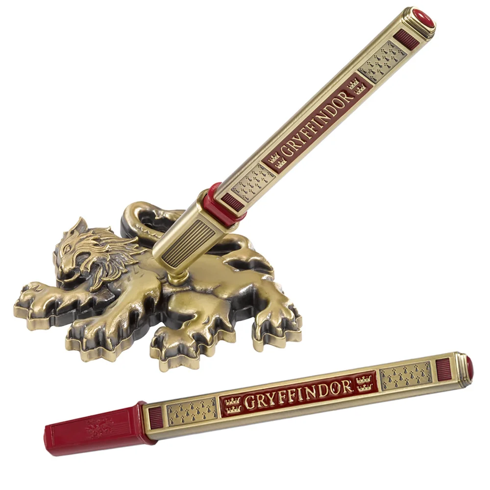 Support de bureau et stylo pour la maison Gryffondor Harry Potter Image 1