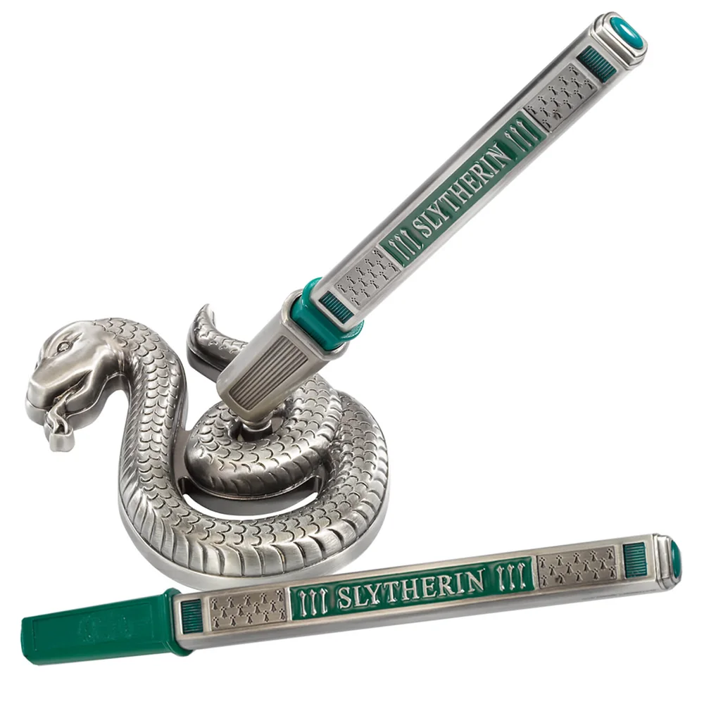 Stylo et Porte-Stylo Serpentard - Harry Potter Image 1