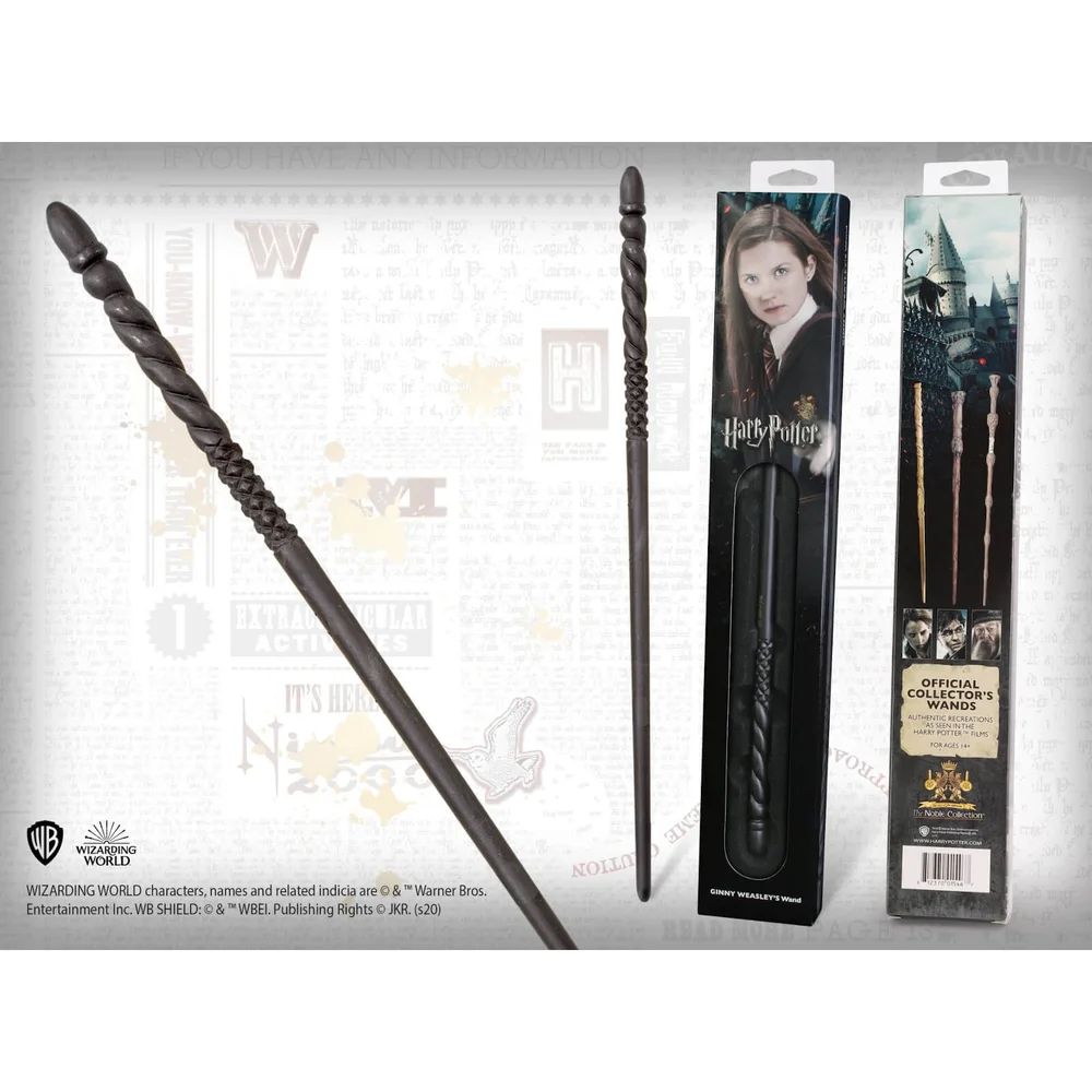 Baguette de Ginny Weasley de Harry Potter avec boîte à fenêtre Image 1