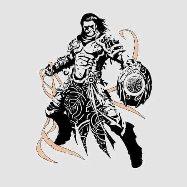T-Shirt Homme Gideon Design- Magic : The Gathering - Gris