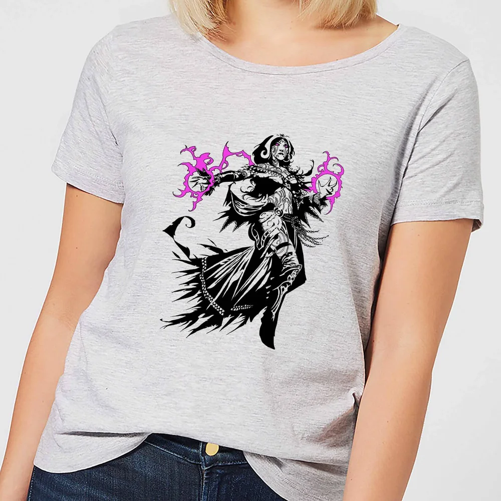 T-Shirt Femme Liliana Design - Magic : The Gathering - Gris - S Image 1