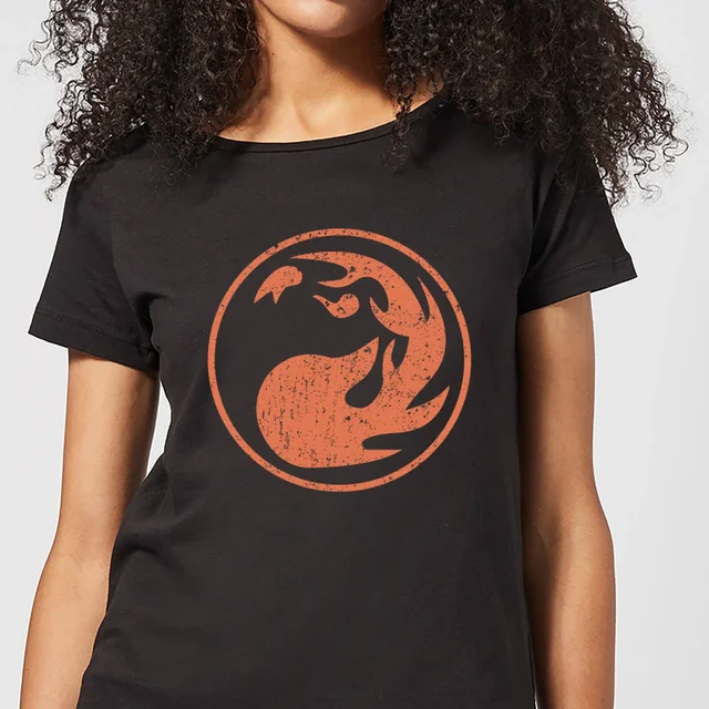 T-Shirt Femme Mana Rouge - Magic : The Gathering - Noir