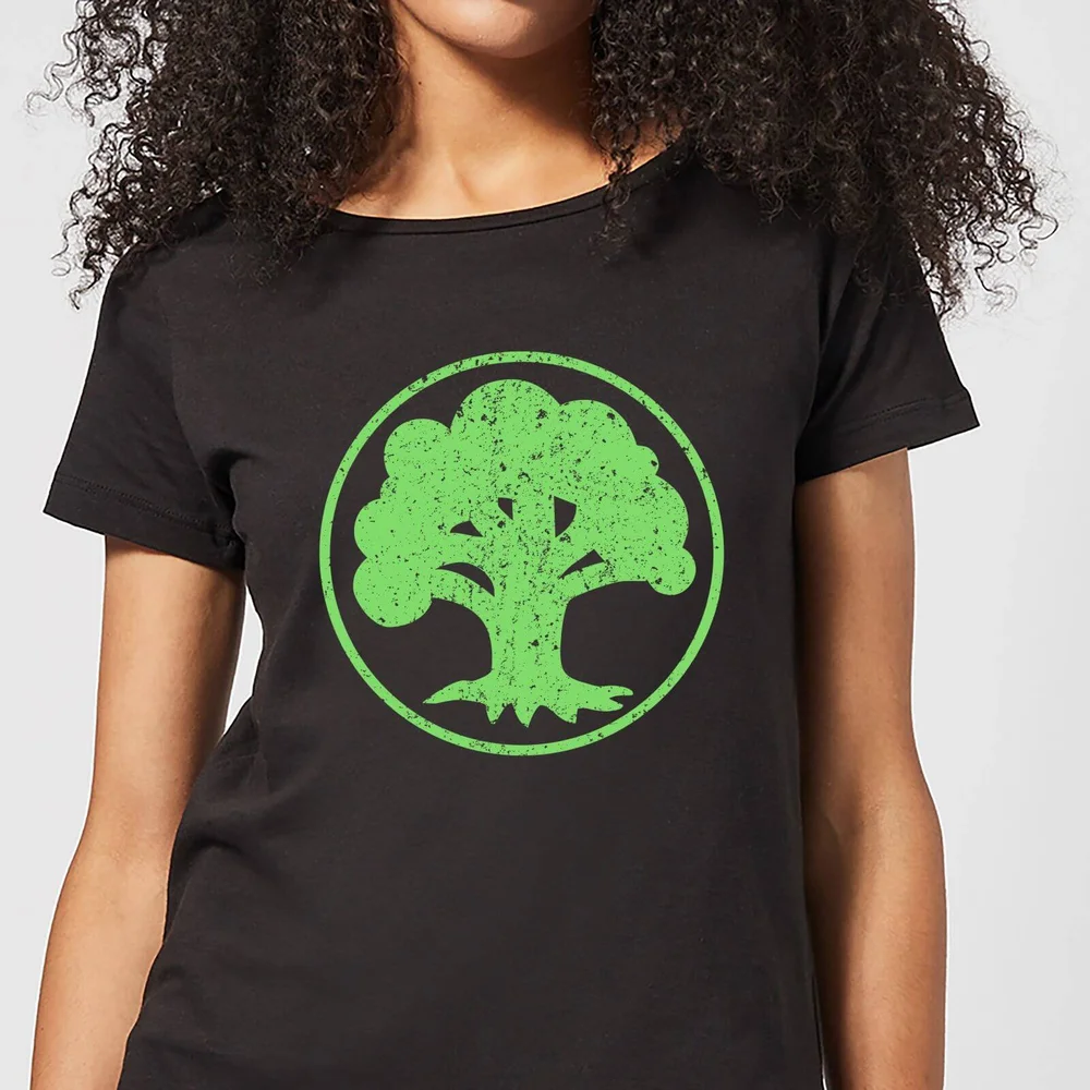 T-Shirt Femme Mana Vert - Magic : The Gathering - Noir - S Image 1