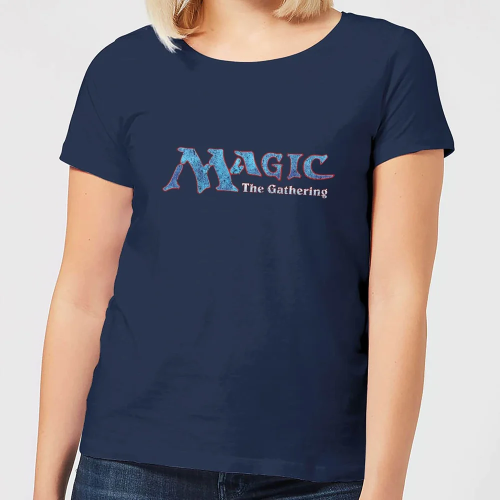 T-Shirt Femme Logo Vintage 93 - Magic : The Gathering - Bleu Marine - S Image 1