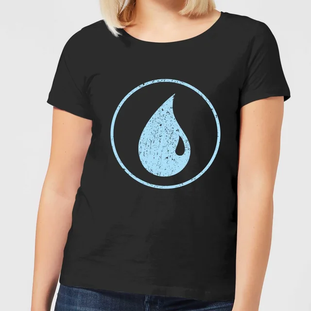 T-Shirt Femme Mana Bleu - Magic : The Gathering - Noir