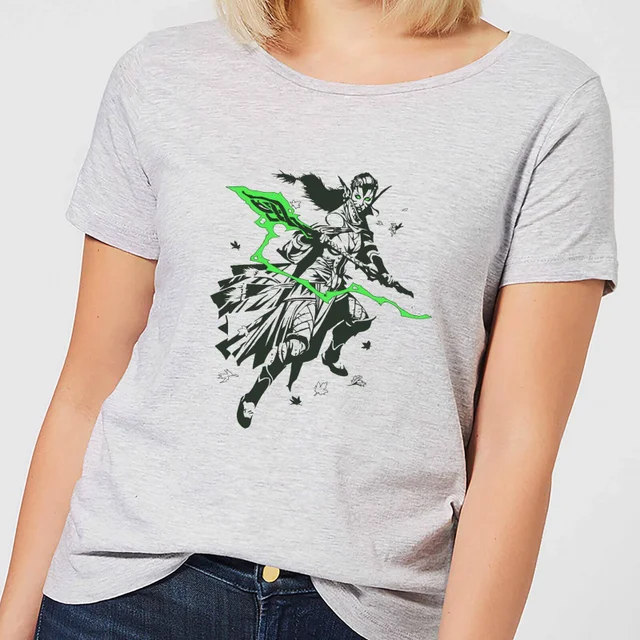 T-Shirt Femme Nissa Design - Magic : The Gathering - Gris