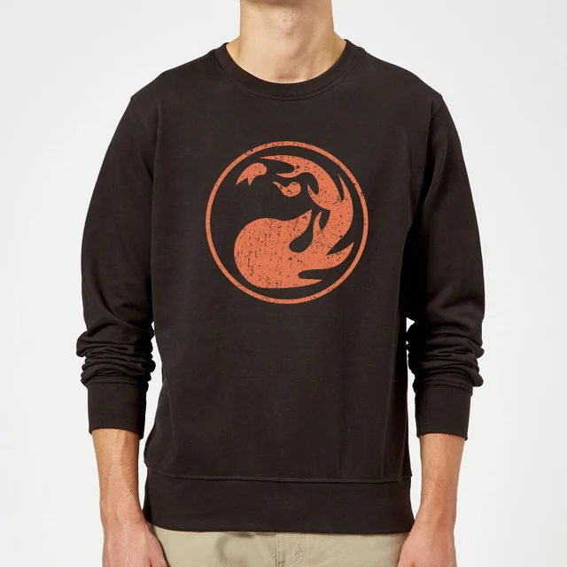 Sweat Homme Mana Rouge - Magic : The Gathering - Noir