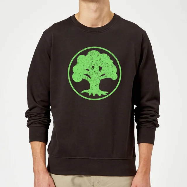 Sweat Homme Mana Vert - Magic : The Gathering - Noir