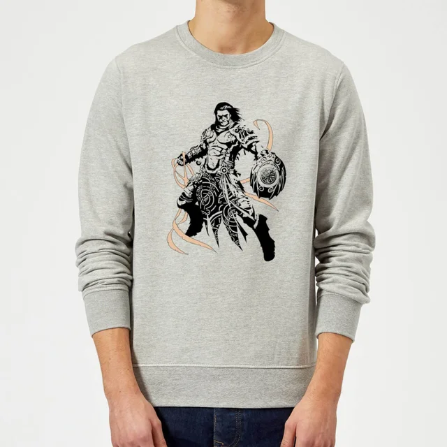 Sweat Homme Gideon Design- Magic : The Gathering - Gris