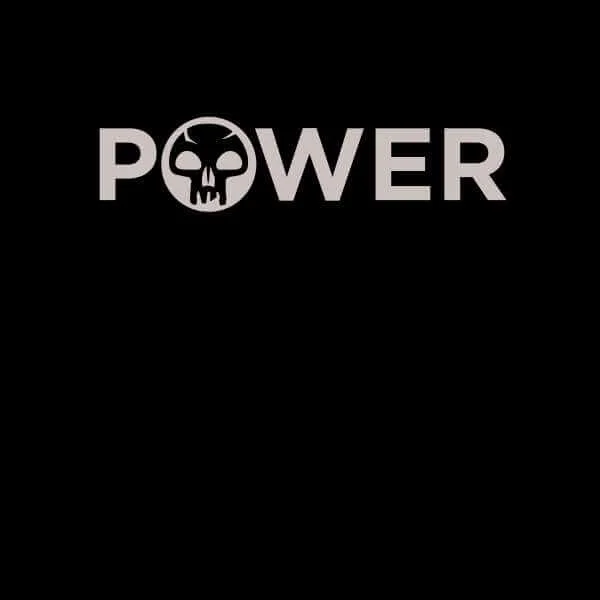 Sweat Homme Power - Magic : The Gathering - Noir