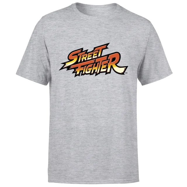 T-Shirt Homme Logo Street Fighter - Gris