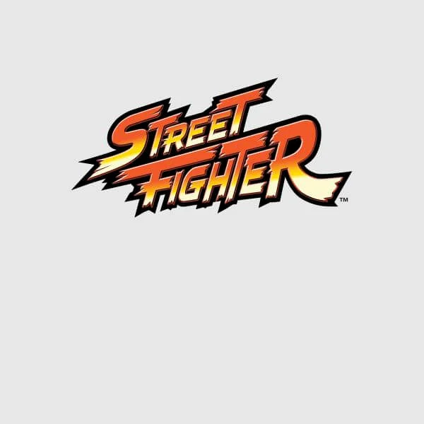 T-Shirt Femme Logo Street Fighter - Gris