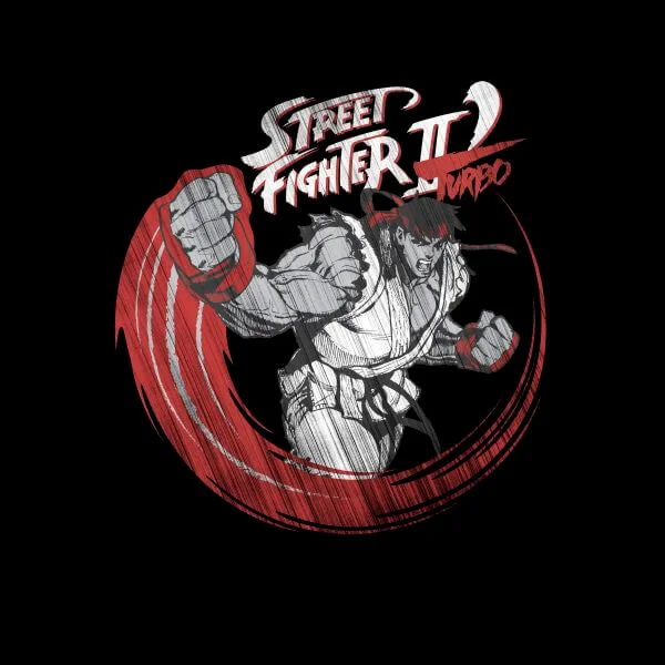 T-Shirt Femme Croquis RUY Street Fighter - Noir