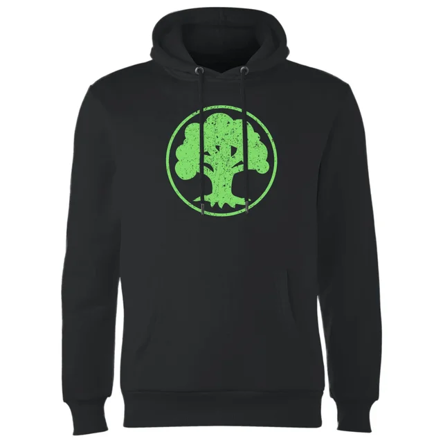 Sweat à Capuche Mana Vert - Noir