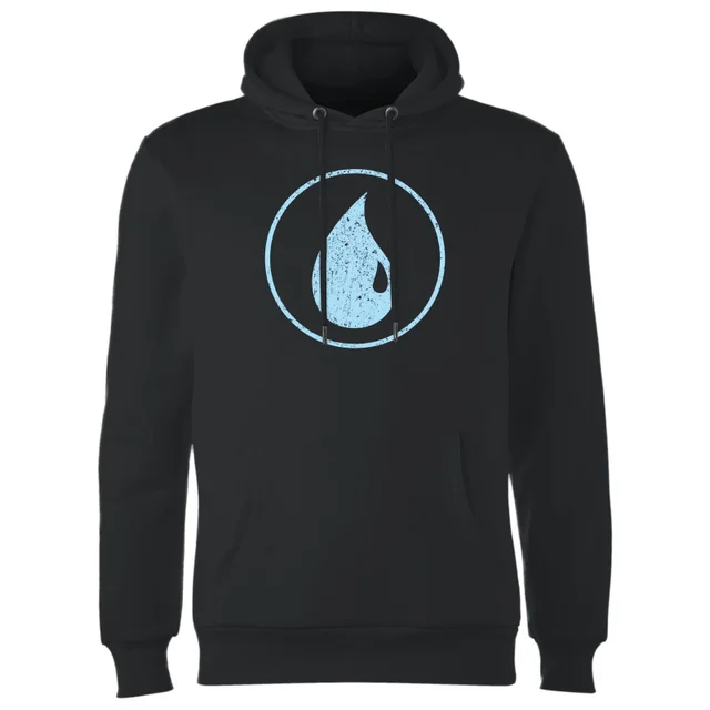 Sweat à Capuche Mana Bleu - Noir
