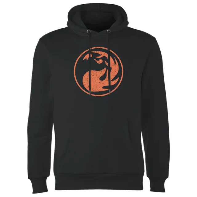 Sweat à Capuche Mana Rouge - Noir