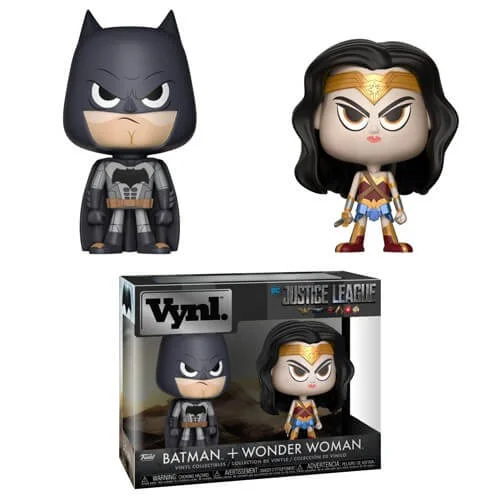 Figurines Vynl. Wonder Woman et Batman Image 1
