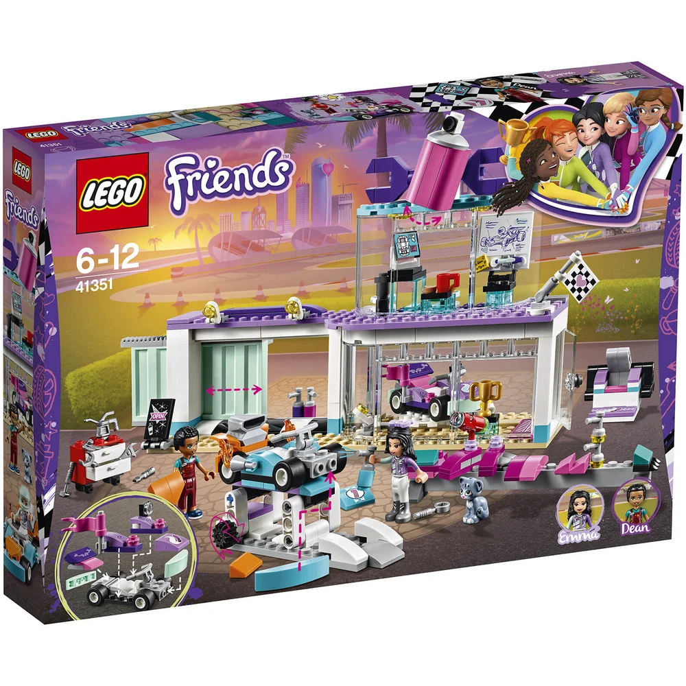 LEGO Friends: L'atelier de customisation de kart (41349) Image 1