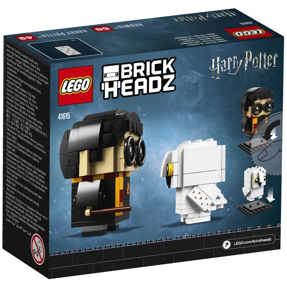 LEGO Brickheadz Harry Potter : Harry Potter et Hedwige (41615) Image 1