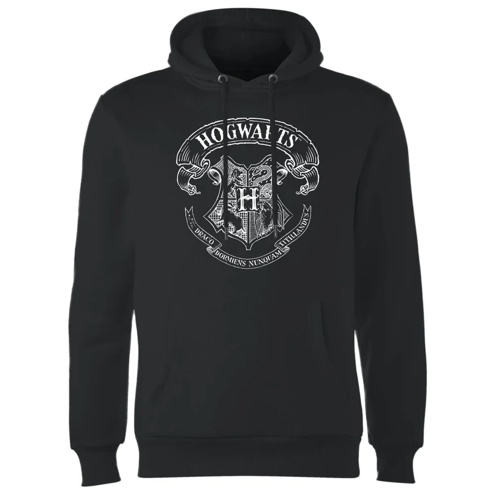 Sweat à Capuche Homme Blason Poudlard - Harry Potter - Noir - S Image 1