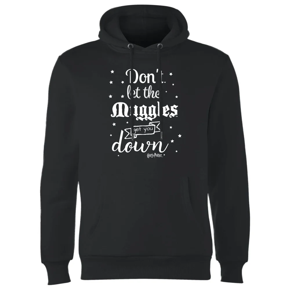 Sweat à Capuche Homme Ne te laisse pas faire par les Moldus - Harry Potter - Noir - S Image 1