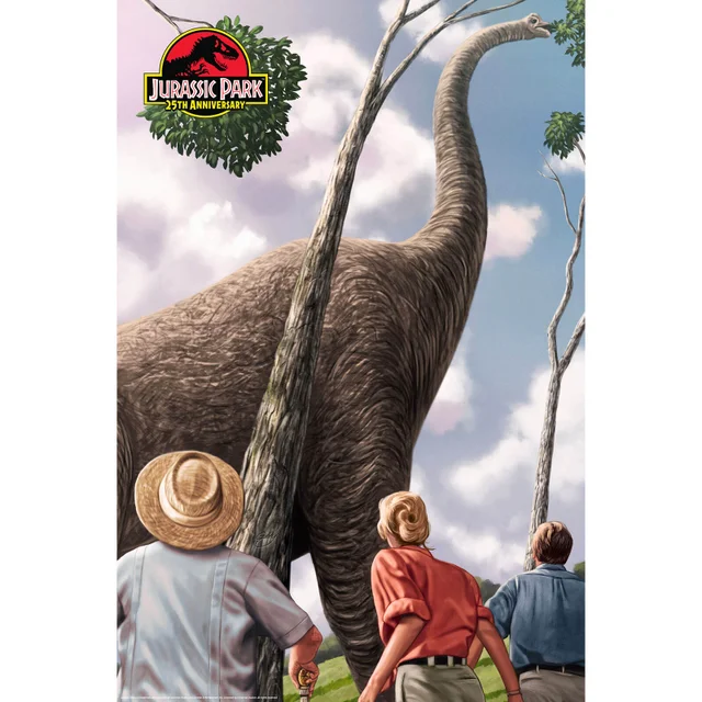 Sérigraphie Jurassic Park 25 -ème Anniversaire - Impression Fine Art Giclée par Sam Gilbey (Édition Limitée)