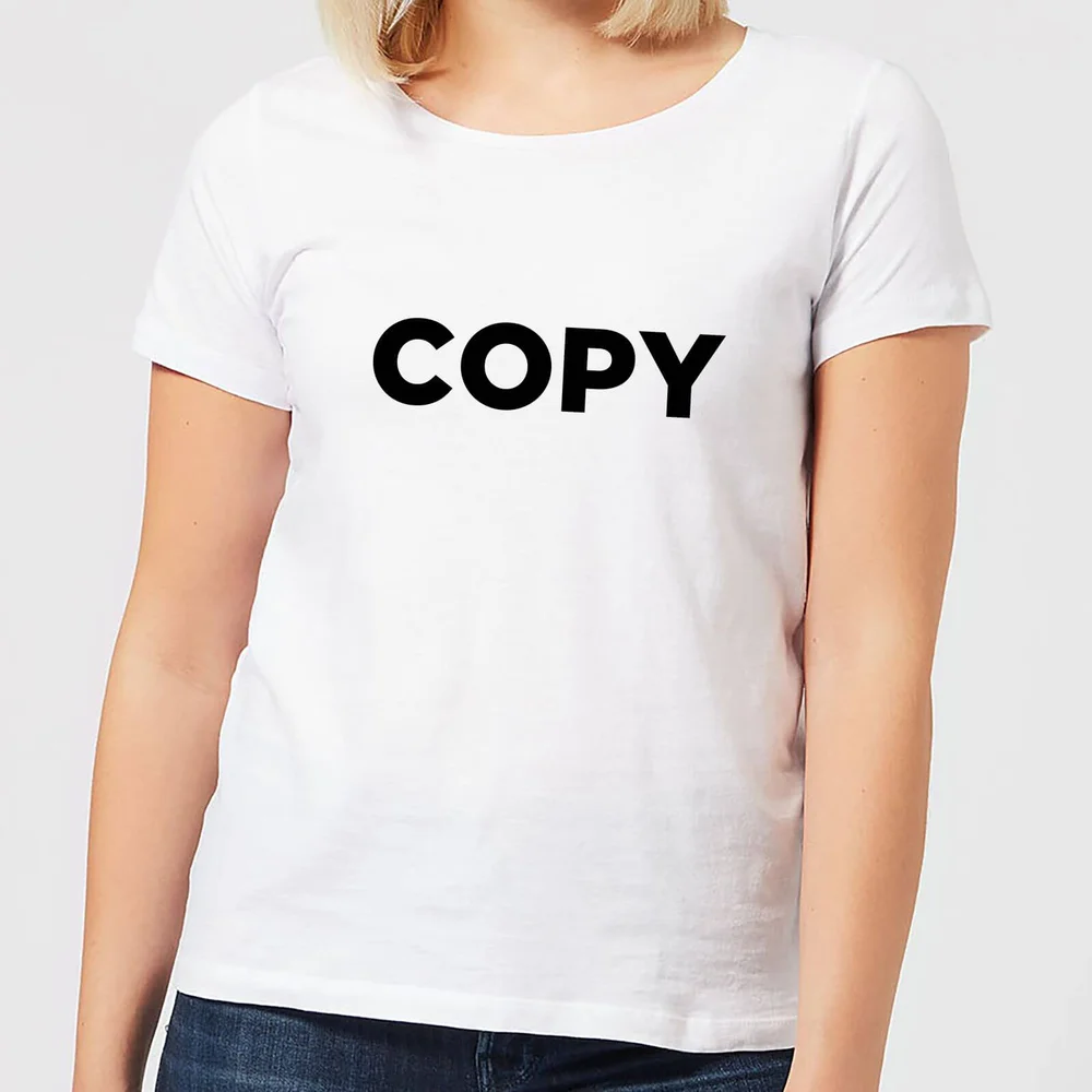 T-Shirt Femme Copy - Blanc - S - Blanc Image 1