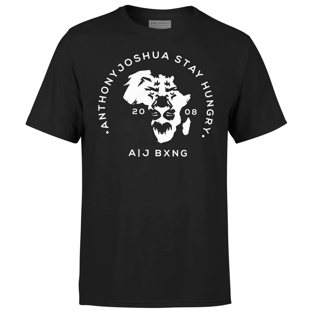 T-Shirt Homme Anthony Joshua Stay Hungry - Noir - S - Noir Image 1