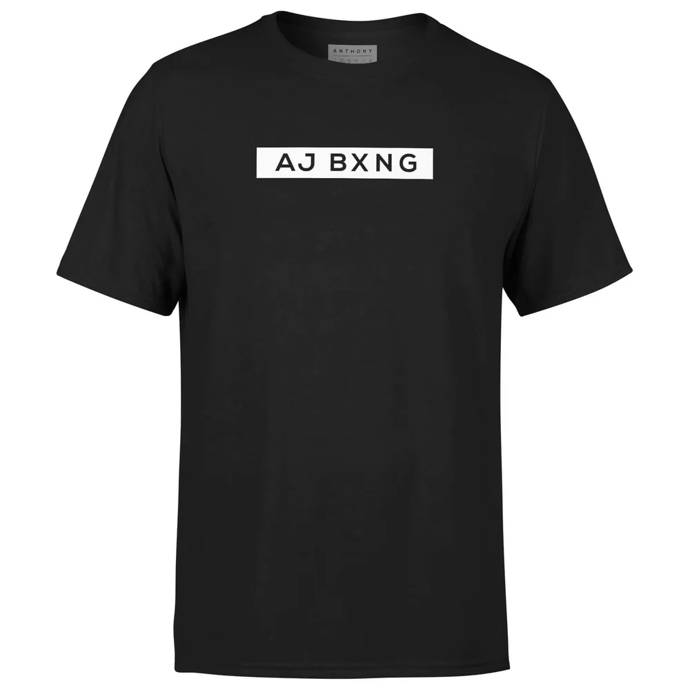 T-Shirt Homme Anthony Joshua Logo Classique - Noir - S - Noir Image 1