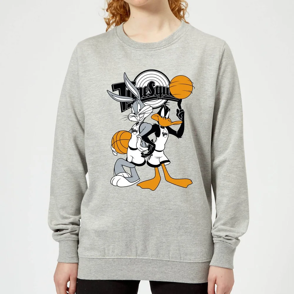 Sweat Femme Bugs et Daffy Time Squad Space Jam - Gris - 3XL Image 1