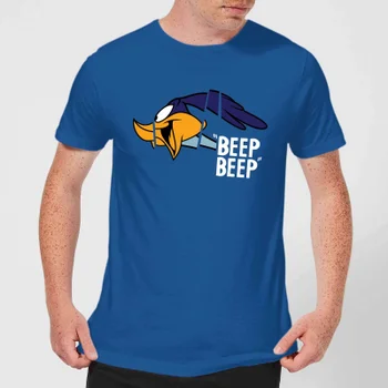 T-Shirt Homme Bip Bip et Coyote Looney Tunes - Bleu Roi