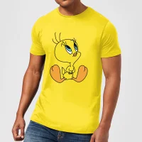 T-Shirt Homme Titi Assis Looney Tunes - Jaune