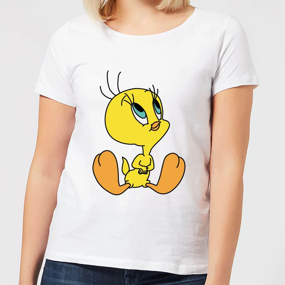 T-Shirt Femme Titi Assis Looney Tunes - Blanc - S Image 1